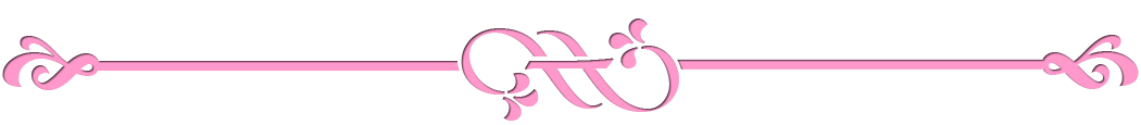 section divider, a pink line with fleurons